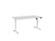 Knight's Haven Boost 1500mm x 800mm Electric Height Adjustable Single Sided Desk, White Powdercoat Frame, White Top KG_HVBE2SSD158WW
