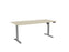 Knight's Haven Boost 1800mm x 800mm Electric Height Adjustable Single Sided Desk, Silver Powdercoat Frame, Nordic Maple Top KG_HVBE2SSD188SNM