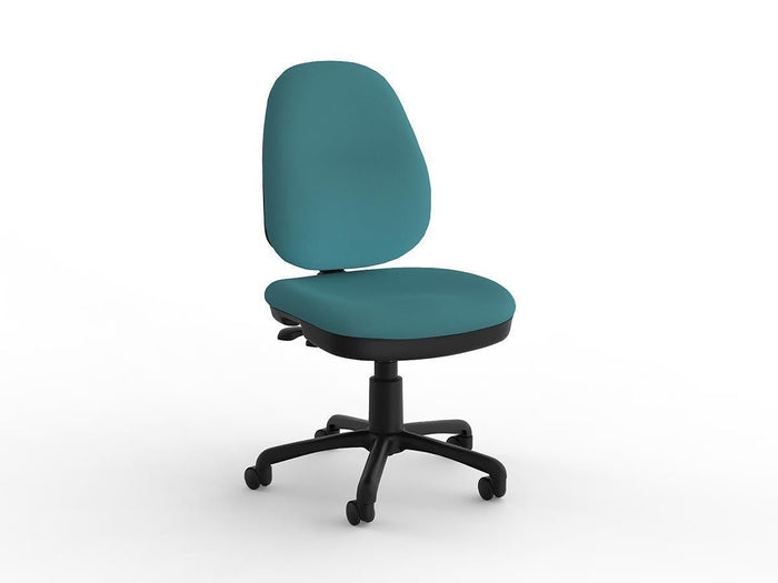 Knight's Holly 2 Lever Splice Fabric Highback Task Chair (Choice of Colours) Blue KG_HOL2H__ASS_SPBL