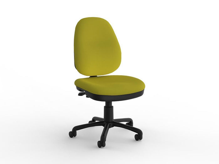 Knight's Holly 3 Lever Splice Fabric Highback Task Chair (Choice of Colours) Yellow KG_HOL3H__ASS_SPYL