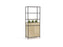 Knight's Kubix Configuration 1, Black Frame, Atlantic Oak Shelf KG_KUCONF1AO