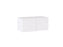 Knight's Kubix Cupboard, Half Size, White KG_KUCUBSMW