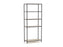Knight's Kubix Shelving, Black Frame, Atlantic Oak Shelf KG_KUFULLAO