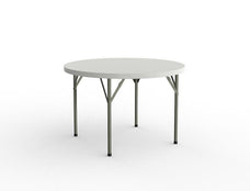 Knight's  Life Folding Table with 1 Piece Solid Top 1800mm - Round Commercial address KG_CLTR18-COM