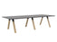 Knight's Ligna Boardroom Table, 3000mm x 1200m, Black Top, Oak Legs KG_LGBT3012ROBMTBL