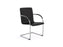 Knight's Matrix Visitor Chair, Black Leatherette Finish, Assembled KG_MTX__ASS