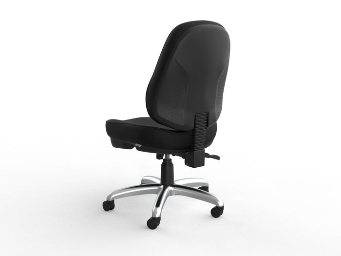 Knight's Plymouth 3 Lever Heavy Duty Chair, Black PU KG_PLYHD__ASS_BPU