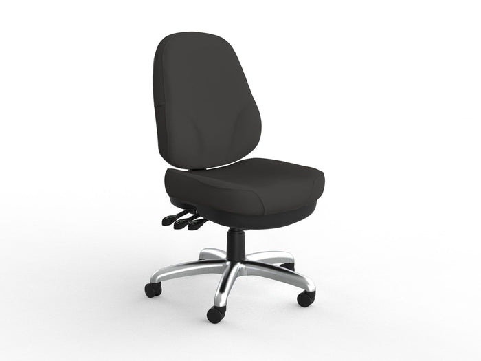 Knight's Plymouth 3 Lever Heavy Duty Chair, Breathe Fabric, Choice of Coloues