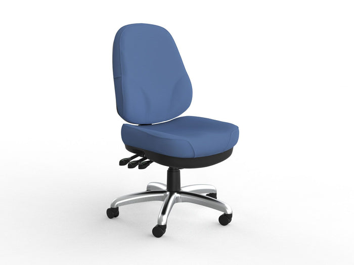 Knight's Plymouth 3 Lever Heavy Duty Chair, Breathe Fabric, Choice of Coloues Baby Blue KG_PLYHD__ASS_BEBA