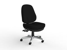 Knight's Plymouth 3 Lever Heavy Duty Chair, Breathe Fabric, Choice of Coloues Black KG_PLYHD__ASS_BEBL