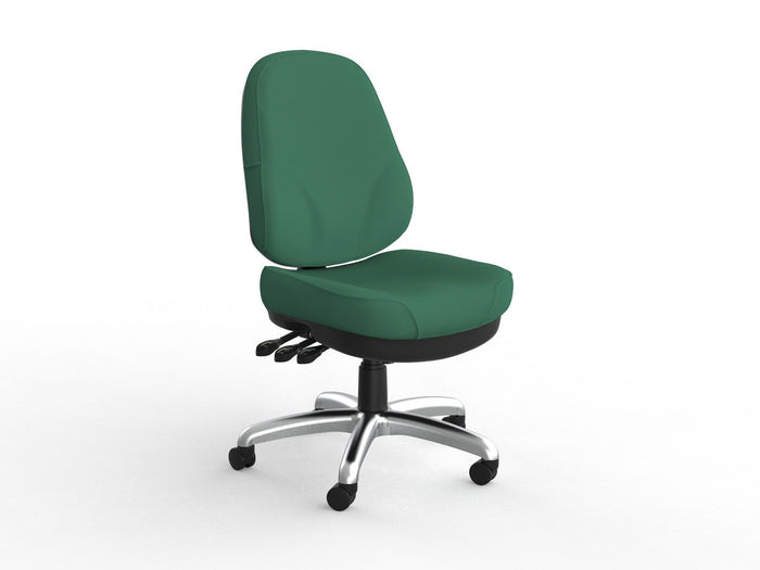 Knight's Plymouth 3 Lever Heavy Duty Chair, Breathe Fabric, Choice of Coloues Fern Green KG_PLYHD__ASS_BEFE