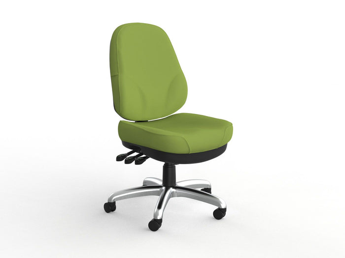 Knight's Plymouth 3 Lever Heavy Duty Chair, Breathe Fabric, Choice of Coloues Lime Green KG_PLYHD__ASS_BELI
