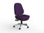 Knight's Plymouth 3 Lever Heavy Duty Chair, Breathe Fabric, Choice of Coloues Plum KG_PLYHD__ASS_BEPL