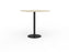 Knight's Polo Bar Leaner Table, Black Frame, 900mm Square Nordic Maple Top KG_POLOBL9SQBNM
