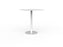 Knight's Polo Bar Leaner Table, White Frame, 800mm Square White Top KG_POLOBL8SQWW
