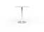 Knight's Polo Bar Leaner Table, White Frame, 900mm Round White Top KG_POLOBL9RWW