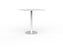 Knight's Polo Bar Leaner Table, White Frame, 900mm Square White Top KG_POLOBL9SQWW