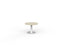 Knight's Polo Coffee Table, White Frame, 600mm Round Nordic Maple Top KG_POLOCT6RWNM