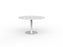 Knight's Polo Meeting Table 1200mm Round, White Frame, White Top KG_POLO_W_W