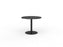 Knight's Polo Meeting Table 900mm Round, Black Frame, Black Top KG_POLO9_B_BL