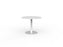 Knight's Polo Meeting Table 900mm Round, White Frame, White Top KG_POLO9_W_W
