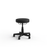 Knight's Stool, Black PU Seat KG_STOOL_V__ASS_BPU