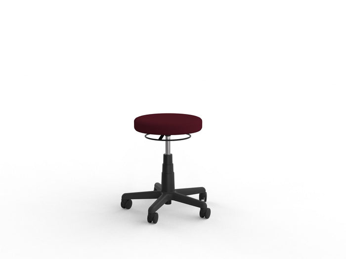 Knight's Stool, Breathe Fabric Ruby Red KG_STOOL__ASS_BERU