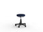 Knight's Stool, Crown Fabric (Choice of Colours) Indigo KG_STOOL__ASS_CNIN