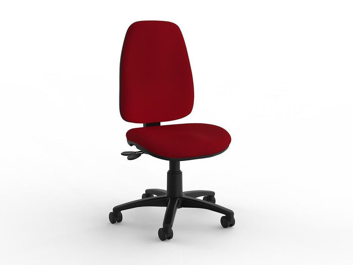 Knight's Strauss 3 Lever Splice Fabric Task Chair (Choice of Colours) Red KG_S3H__ASS_SPRD