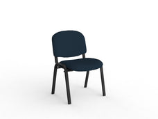 Knight's Swift Conference & Visitor Chair, Navy Fabric Seat & Back, Assembled KG_SWT_N__ASS