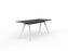 Knight's Team Boardroom Table 1800mm x 800mm, Rectangle, White Frame (Choice of Worktop Colours) Black KG_TMBD188_W_BL