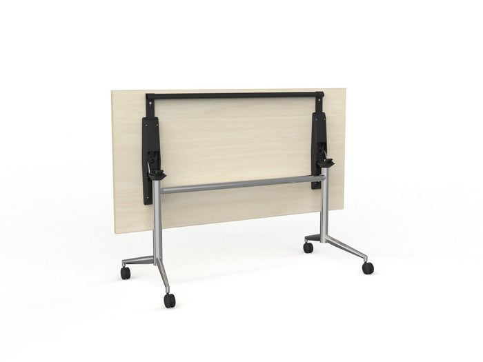 Knight's Team Flip Table 1600mm x 800mm, Rectangle, Chrome Frame (Choice of Worktop Colours)