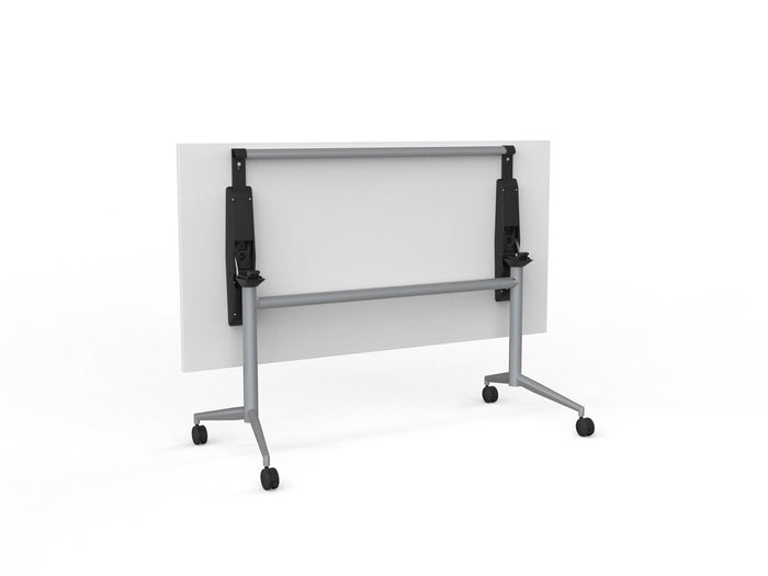 Knight's Team Flip Table 1600mm x 800mm, Rectangle, Silver Frame (Choice of Worktop Colours)