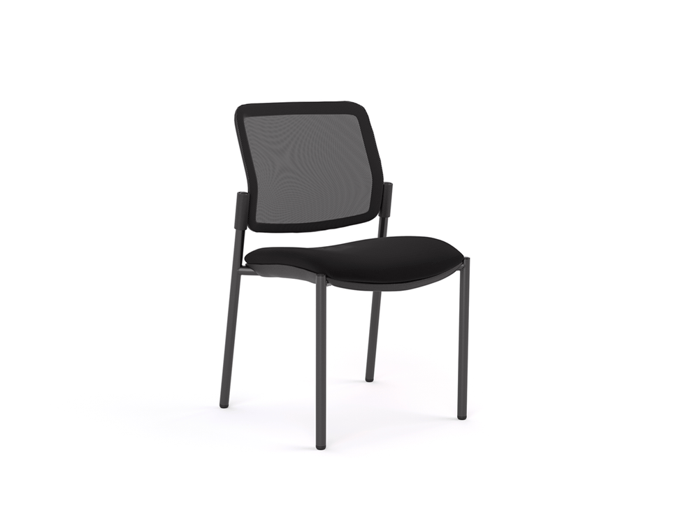 Knight's Vision Mesh Express Chair, Black Frame, Black Seat | Knight ...