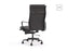 Knight's Vogue Genuine Black Coloured Leather Main Front Panel, Highback Chair With Armrest, Unassembled KG_VOGUEHLBBKD