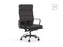Knight's Vogue Genuine Black Coloured Leather Main Front Panel, Highback Chair With Armrest, Unassembled KG_VOGUEHLBBKD