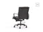 Knight's Vogue Genuine Black Coloured Leather Main Front Panel, Midback Chair With Armrest, Unassembled KG_VOGUEMLBBKD