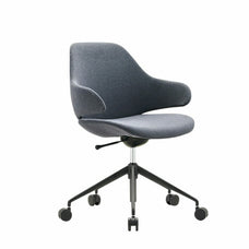 Konfrub Orbit Mid Back Chair, 5 Star Base, Charcoal BSKON188-2