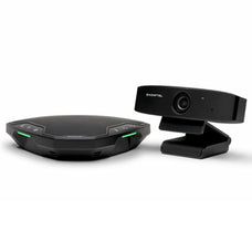Konftel Personal Video Bundle, Includes Small Portable EGO Speakerphone & CAM10 USB Business Webcam, USB Plug & Play, Full HD Picture & OmniSound Audio Quality, Up To 15 Hours Talk Time CD951101081