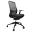 Konfurb Luna High Back Ergonomic Chair - Black with Nylon Base Ready to Assemble / With Armrest / Without Headrest BSKON150-153+KON150-3-ARMS4D