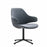 Konfurb Orbit Mid Back Chair, Pedestal Base, Charcoal BSKON185-2