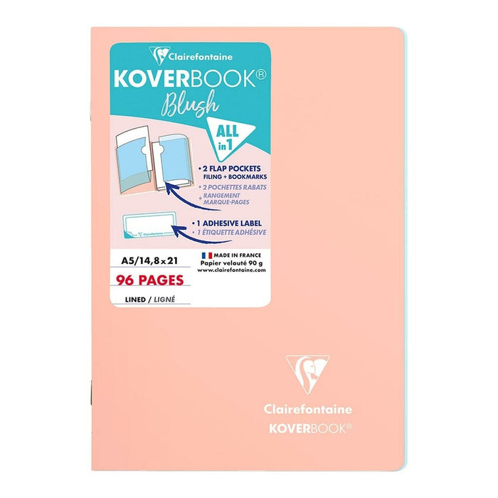 Koverbook Blush A5 Lined Coral FPC961779C