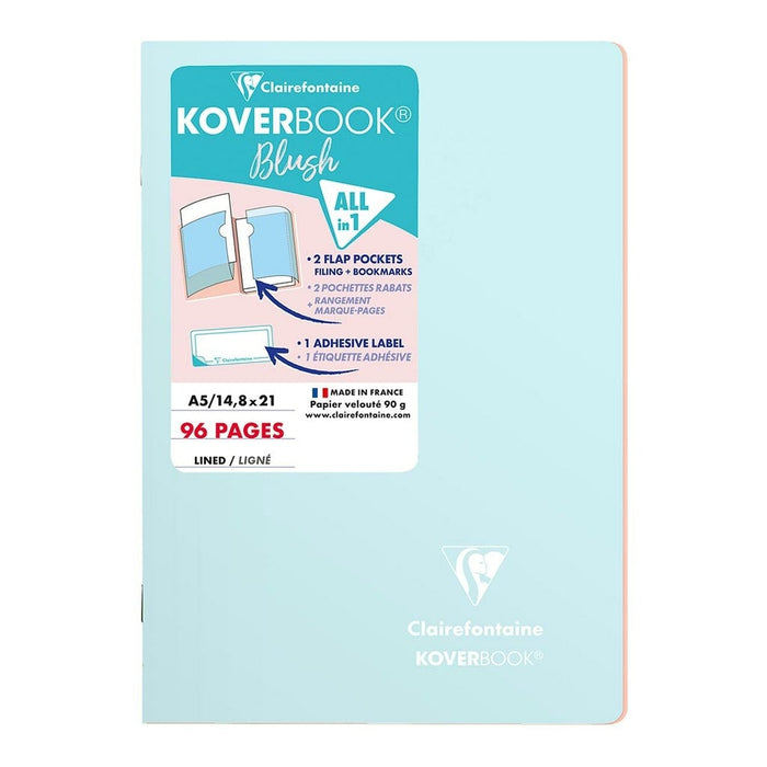 Koverbook Blush A5 Lined Ice Blue FPC961772C