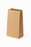 Kraft Block Bottom Paper Bags, Size 1, 125mm x 75mm x 270mm, Pack of 500 SP105-SOSHD1