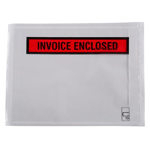 Labelope - 115 x 155mm INVOICE ENCLOSED x 100's pack AOOL200IE-100