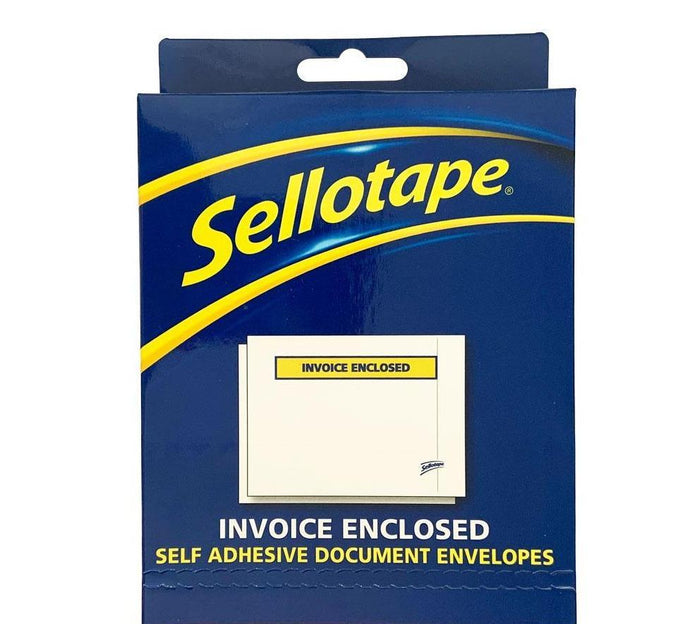 Labelope - 115 x 155mm INVOICE ENCLOSED x 100's Pack CX400002
