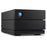 LaCie 2big RAID Professional Desktop RAID Storage - 2 x HDD Supported - 36 TB Installed HDD Capacity - RAID Supported 0, 1 - 2 x Total Bays - 2 x 3.5" Bay - 1 USB Port(s) - Desktop IM5163645