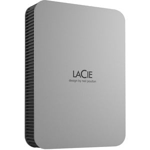 LaCie Mobile Drive Secure STLR2000400 2 TB Portable Hard Drive - 2.5" External - Space Gray - USB 3.2 (Gen 1) Type C IM5689403