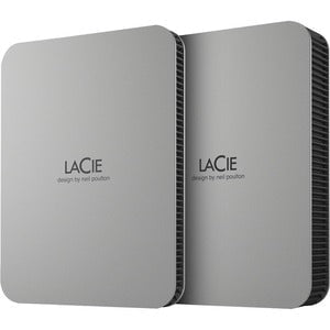 LaCie Mobile Drive Secure STLR2000400 2 TB Portable Hard Drive - 2.5" External - Space Gray - USB 3.2 (Gen 1) Type C IM5689403