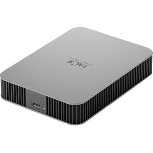 LaCie Mobile Drive Secure STLR4000400 4 TB Portable Hard Drive - External - Space Gray - USB 3.2 (Gen 1) Type C IM5689404